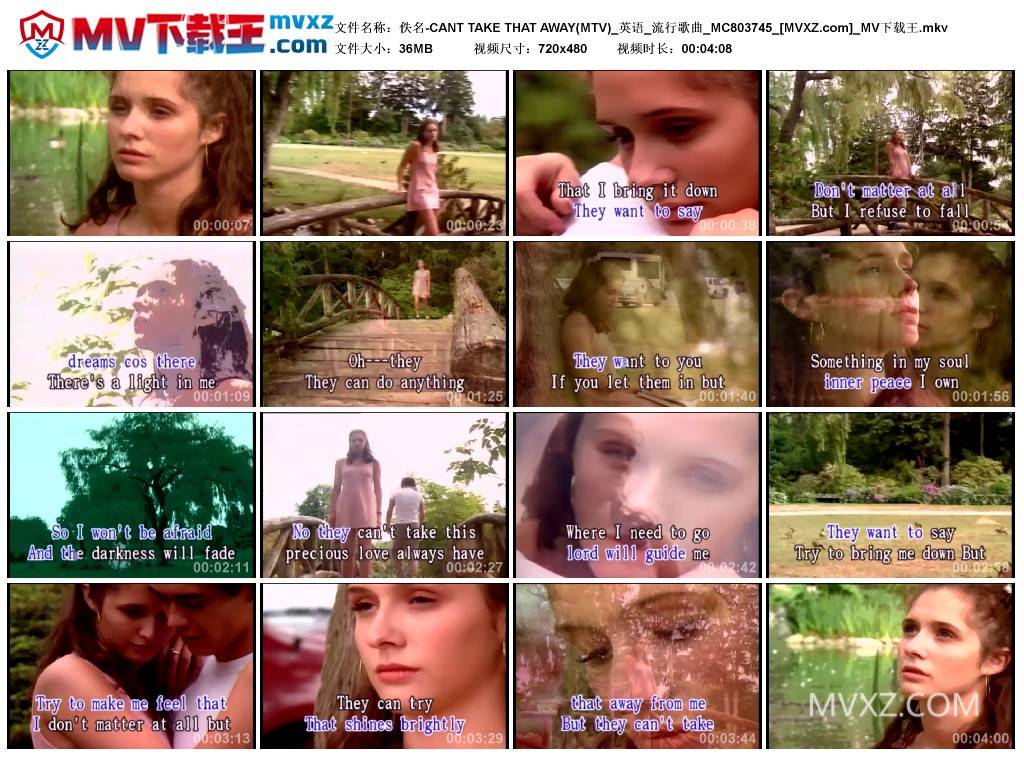 佚名-CANT TAKE THAT AWAY(MTV)_英语_流行歌曲_MC803745